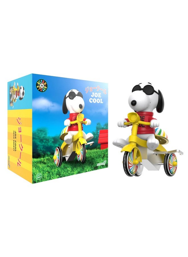 Super7 Super7 Peanuts Super Cycles - Joe Cool (Red w/Yellow Trike) Action Figure - Image 1