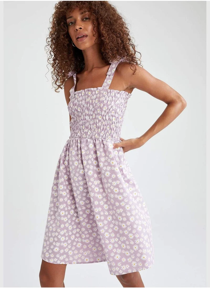 ديفاكتو Woman Short Sleeve Woven Dress
