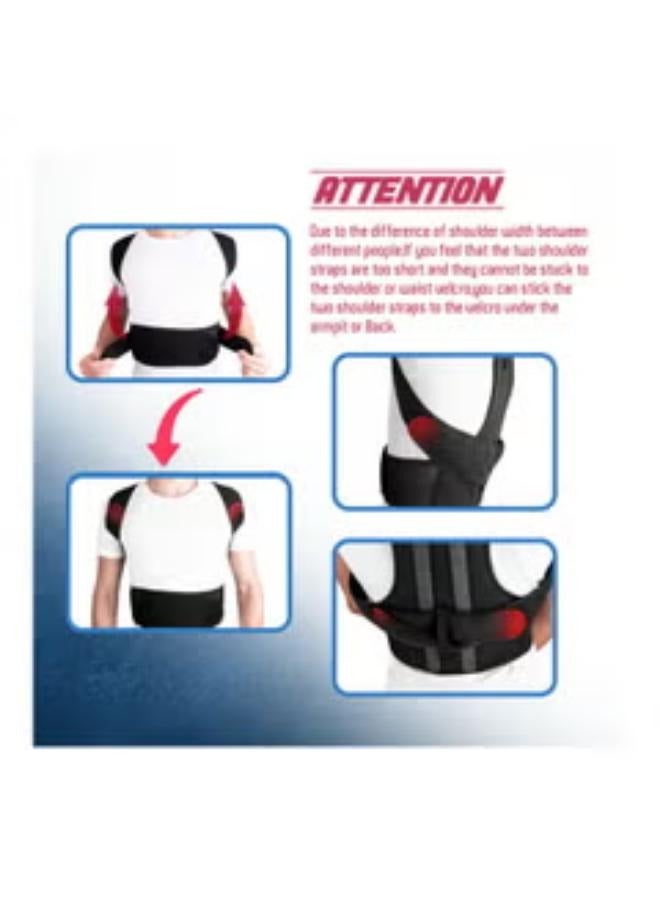 Posture Corrector for Men Women Back Brace Adjustable Straps Shoulder Support Trainer - Image 5