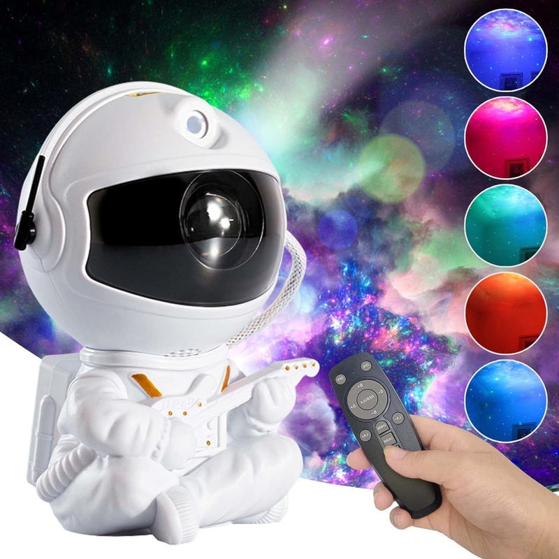 Generic Starry Sky Projector Astronaut, LED Night Light Projector With Remote Control, Galaxy Star Projector Astronaut Ornaments For Room Decoration Star Projector Galaxy Light - Image 2