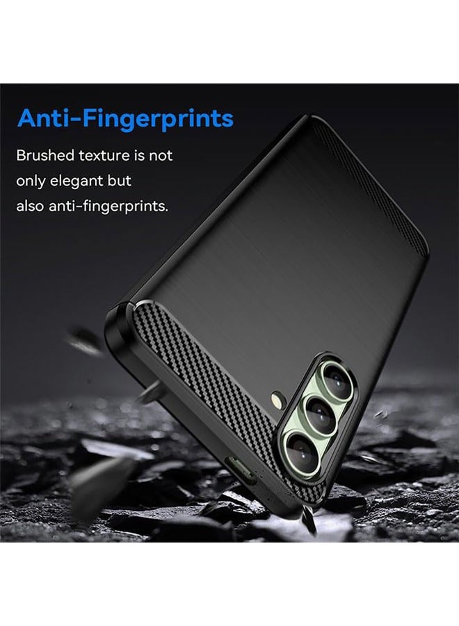 Osophter for Galaxy S24 FE Case: with 2pcs Screen Protector Shock-Absorption Flexible TPU Rubber Protective Cover for Samsung Galaxy S24 FE Phone Case(Black) - Image 5