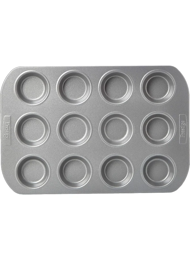 Prestige Prestige Non-Stick Bun Tray, Grey, 12 Cup