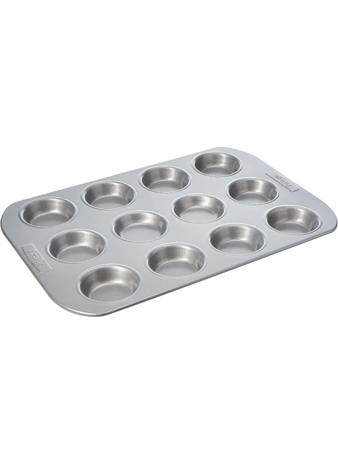 Prestige Prestige Non-Stick Bun Tray, Grey, 12 Cup