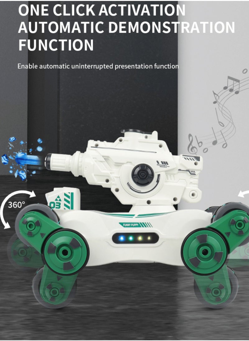 Generic 2.4G Remote Control Car, 360° Rotating Remote Control Spray Tank  Rechargeable Batteries Gifts for Boys Girls Kids  - Image 5