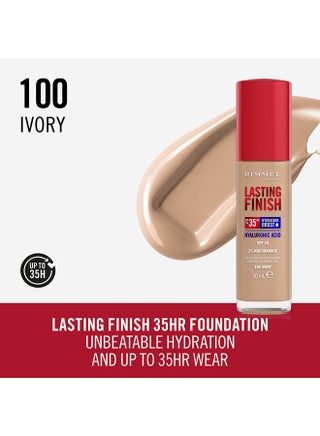 Lasting Finish 35 Hour Foundation  100  Ivory - view 2