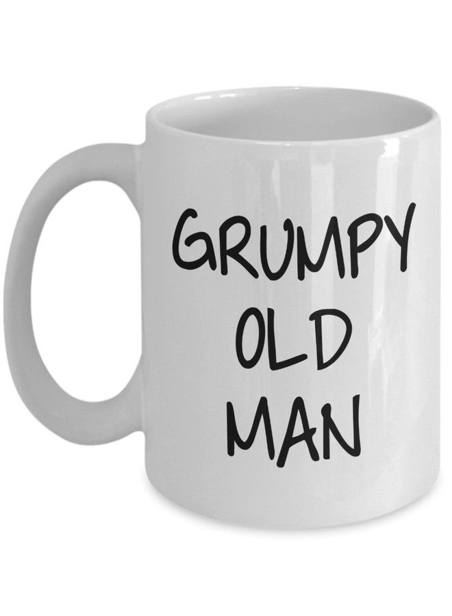 SpreadPassion Grumpy Old Man Coffee Mug - Funny Tea Hot Cocoa Cup - Novelty Birthday Christmas Anniversary Gag Gifts Idea - Image 1