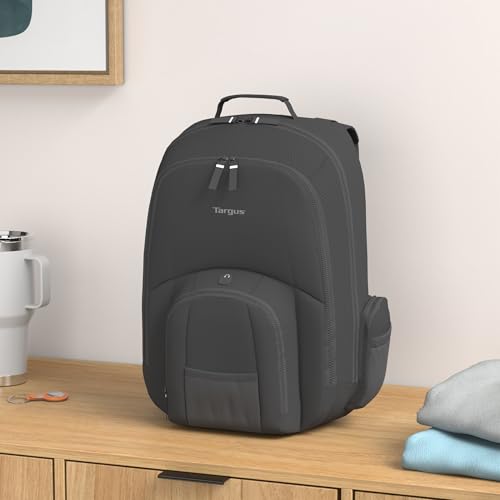 Targus 16 Inch Groove Laptop Backpack, Black - Fits Most Laptops up to 16", Water Resistant Travel Backpack for Business Commuters and Travel (CVR600) - Image 2