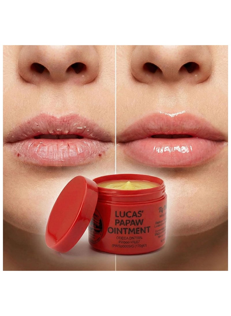 Lucas Papaw Lip Ointment, Lucas Papaw Cream, Lucas Papaw Ointment for Lips & Dry Skin, Trusted Australian Formula- Unique All Skin Types, All Gender, 75g - Image 4