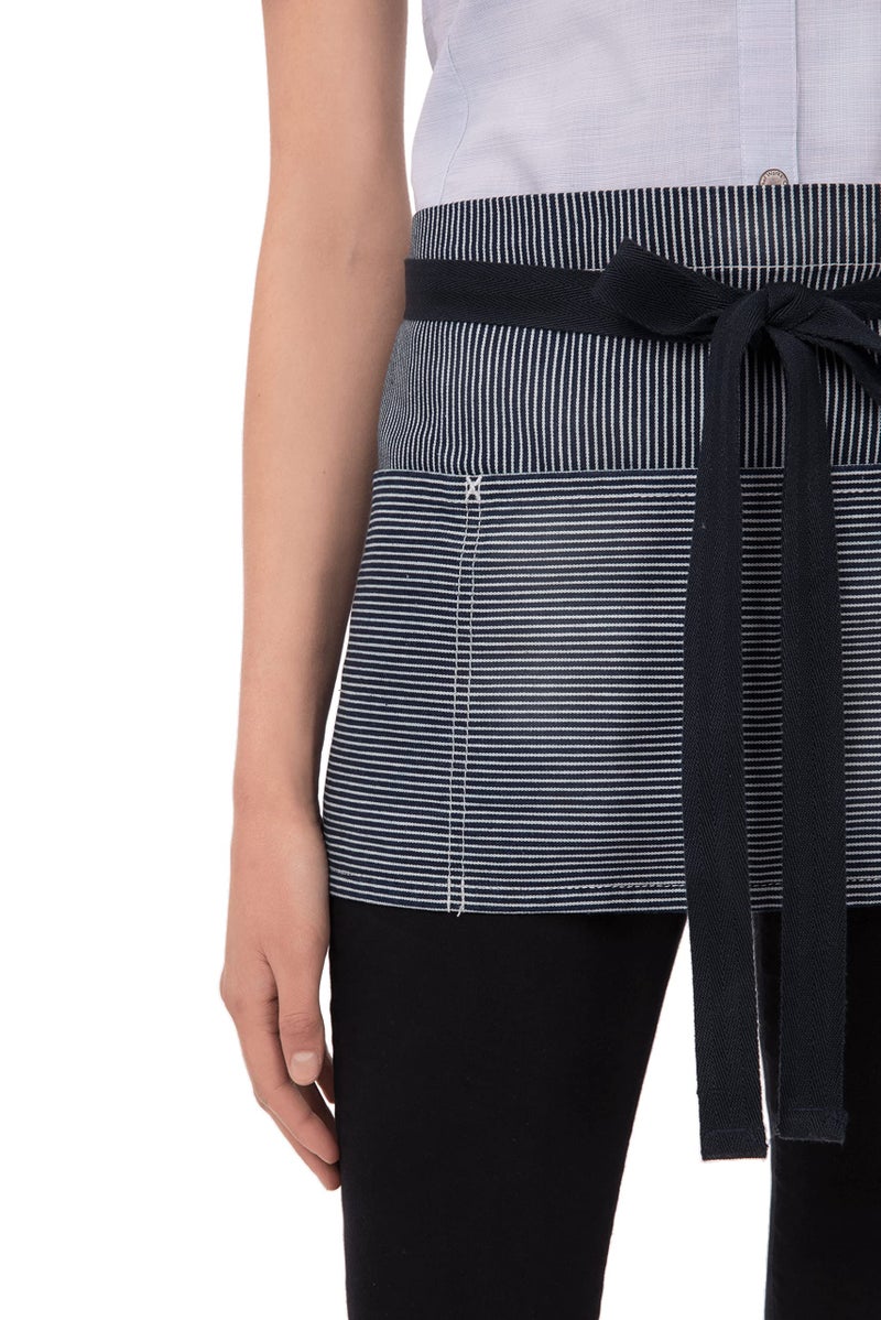 Chef Works Unisex Portland Waitress Apron, Indigo Blue, One Size - Image 4