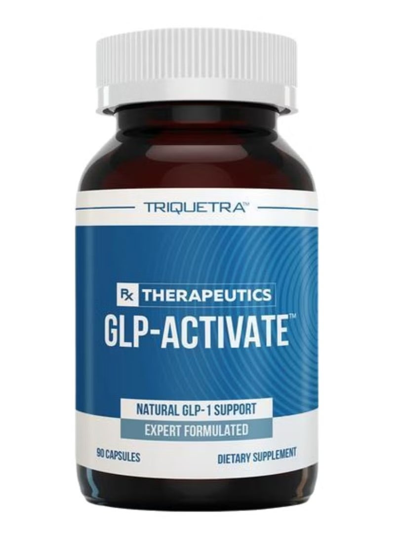 Triquetra Health GLP-1 Support Supplement - GLP-Activate Natural Formula with Berberine | Appetite Suppressant & Weight Management | 60 Capsules  - Image 1