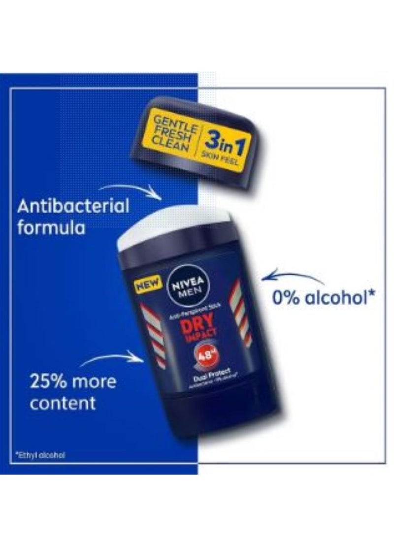 نيفيا ستيك مزيل عرق رجالي دراي امباكت 50 مل - Image 2