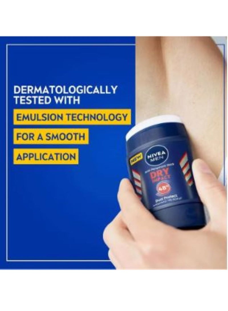 نيفيا ستيك مزيل عرق رجالي دراي امباكت 50 مل - Image 3