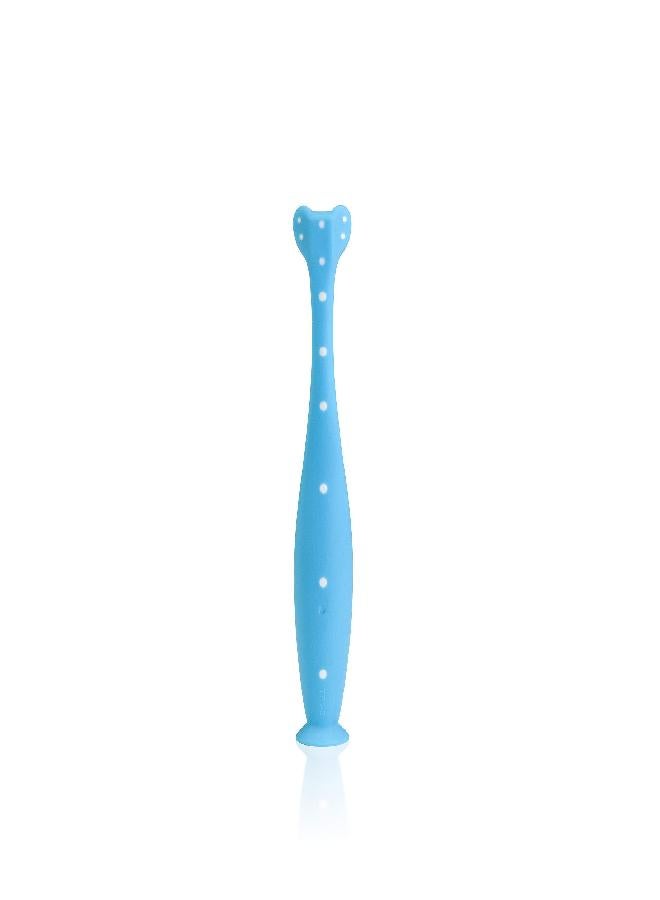 fridababy Frida Baby Triple-Angle Toothhugger Training Toothbrush for Toddler Oral Care, Blue - Image 5
