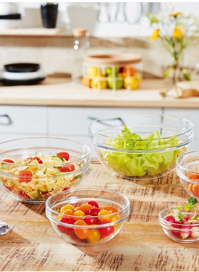 Maxim Glass Salad Bowl Clear 8.7 Inches  - Image 2