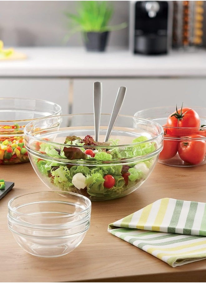 Maxim Glass Salad Bowl Clear 8.7 Inches  - Image 5