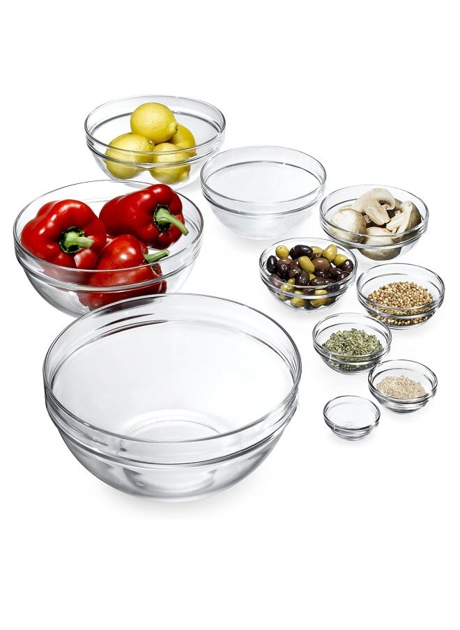Maxim Glass Salad Bowl Clear 8.7 Inches  - Image 3