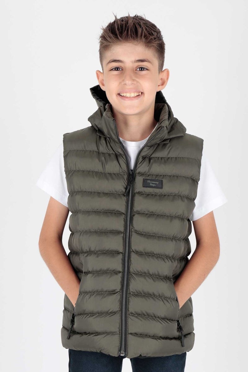 Ahenk Kids AHENGİM BOYS CHILDREN VEST BOYS CHILDREN HOODED PUFF VEST AK215051 - Image 2