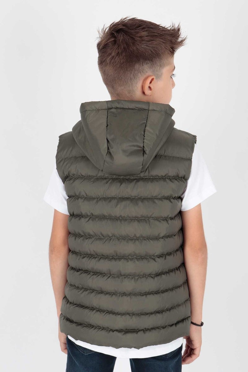 Ahenk Kids AHENGİM BOYS CHILDREN VEST BOYS CHILDREN HOODED PUFF VEST AK215051 - Image 4