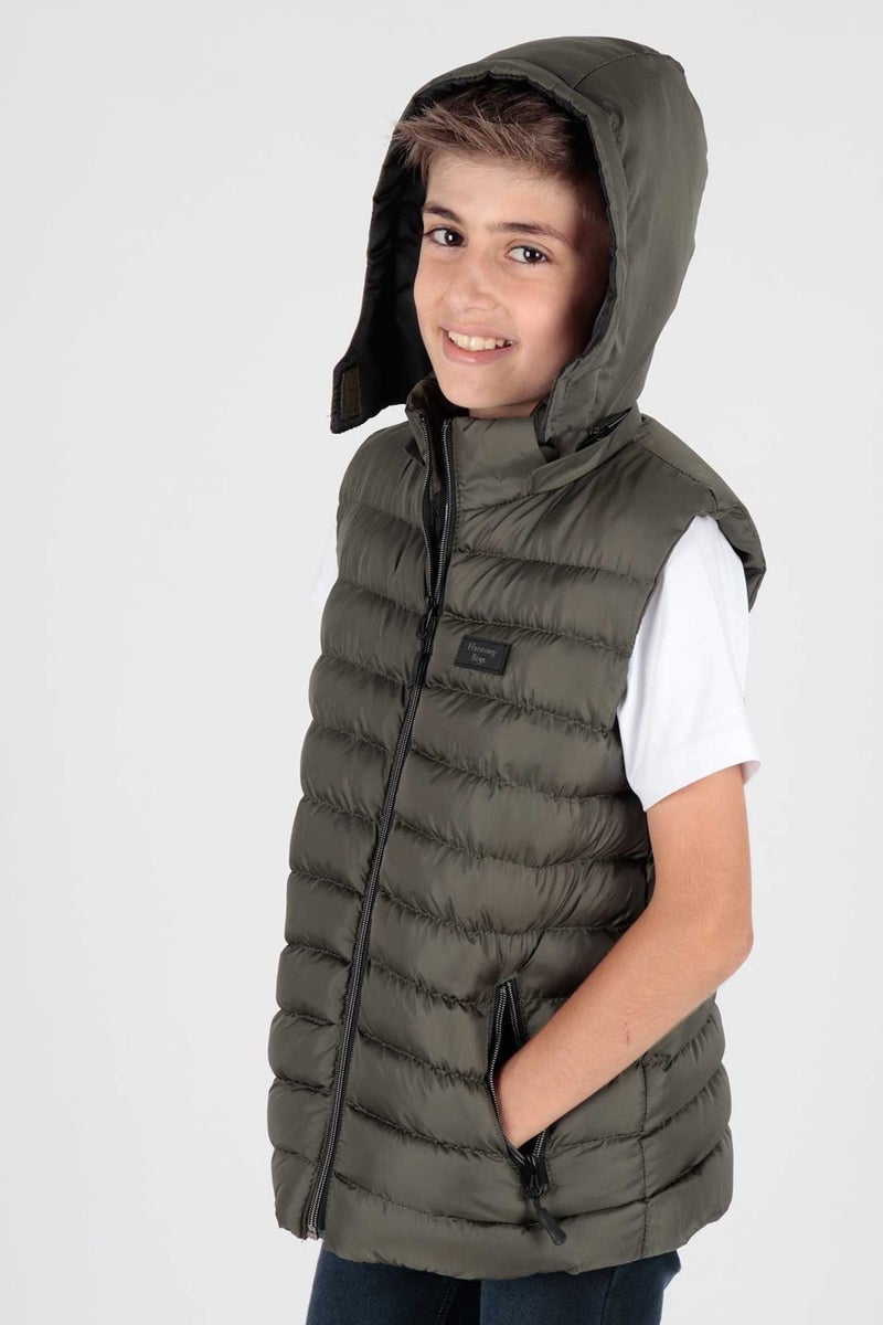 Ahenk Kids AHENGİM BOYS CHILDREN VEST BOYS CHILDREN HOODED PUFF VEST AK215051 - Image 5