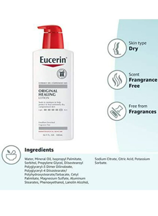 Eucerin Original Healing Lotion, 500 ML - Image 3