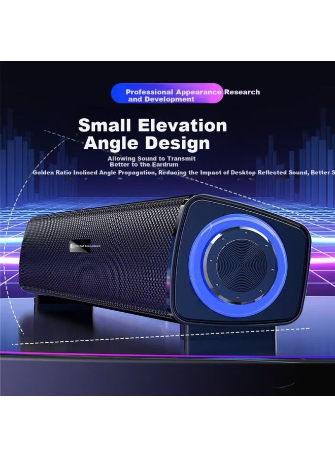 KONKA Kl3w Computer Speakers Wired Home Desktop Laptop Universal Subwoofer Long Bar Speaker Multimedia Amplifier E-sports Gaming Speakers - Image 5