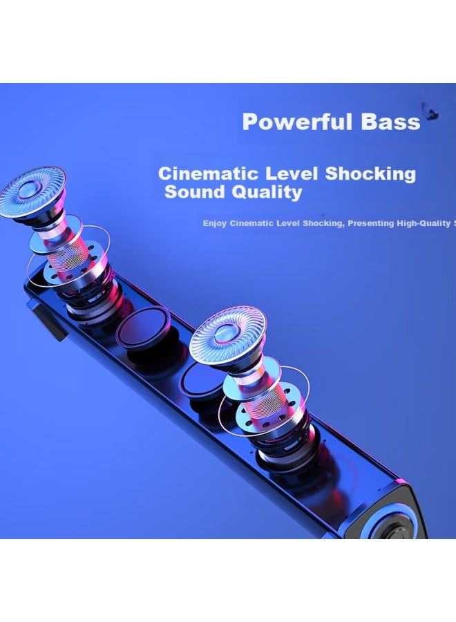KONKA Kl3w Computer Speakers Wired Home Desktop Laptop Universal Subwoofer Long Bar Speaker Multimedia Amplifier E-sports Gaming Speakers - Image 3