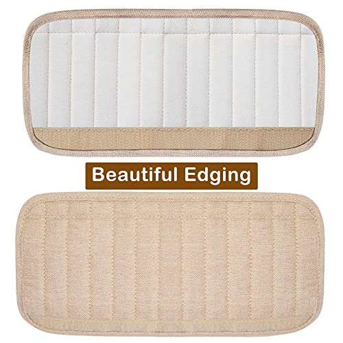 HighnessHwoo Car Seatbelt Covers Cushion Shoulder Pads Protector Sleeve for Adults, Auto Extra Long Seat Belt Strap Cover Decorations for Women, Kids, Honda, Trucks Accessories, 1pc, 15.5in, Black - Image 4