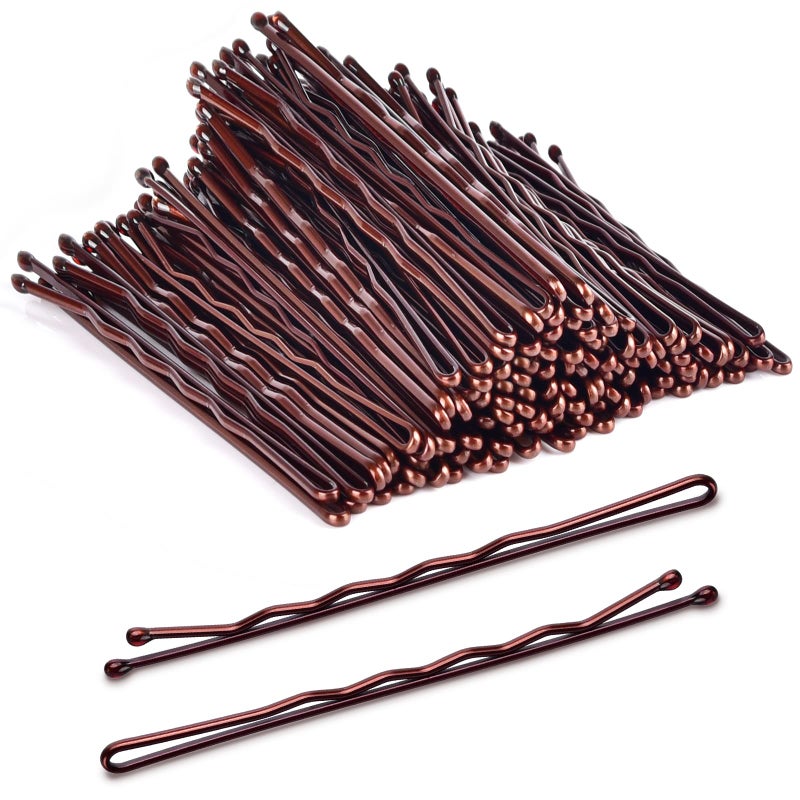 Large Bobby Pins BrownMORGLES 275 Jumbo Hair Pins Brown Long bobby Pins for Thick Hair for Women Girls with Box120 count
