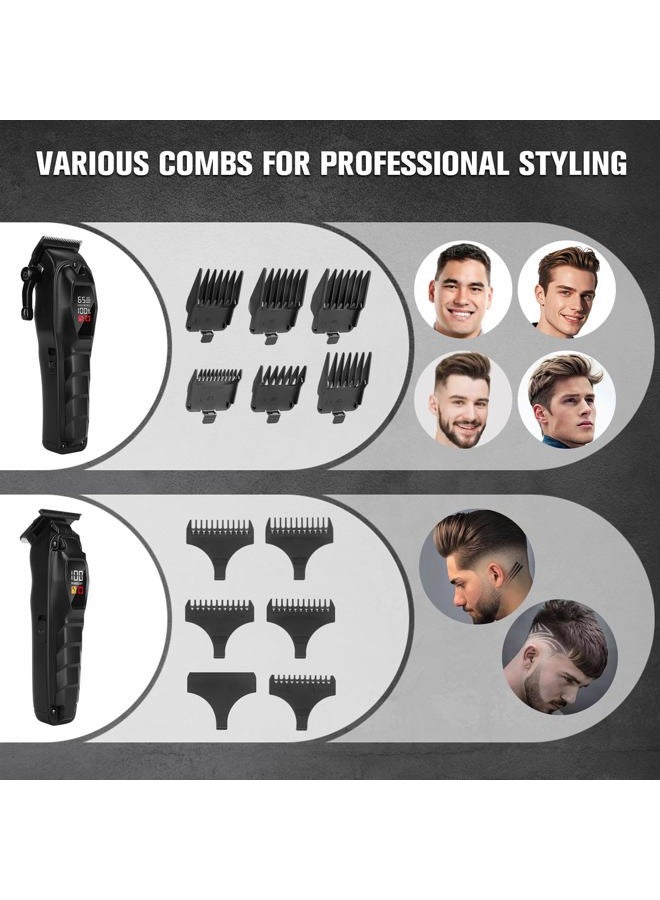 nutcore Hair Clippers for Men Professional Hair Trimmer Powerful Beard Trimmer Hair Cutting Grooming Tool - Image 5