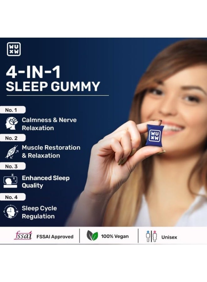 What 's Up مجموعة العناية بالجمال والنوم الطبيعية البيوتين للشعر القوي فيتامين أ ب6 وج 30 يومًا - Image 5