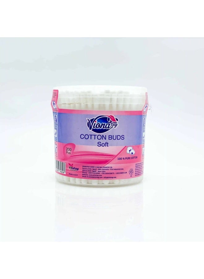 viona Cotton Buds Box 200 Pieces
