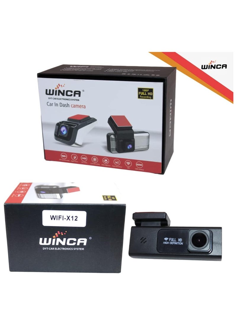 WINCA - WINCA Dash Cam 1080P 3”IPS Screen DVR Car Driving Recorder Wide Angle HDR Dashboard Camera Night Vision Parking Mode Motion Detection Loop Recording WIFI – Phone APP - Image 1