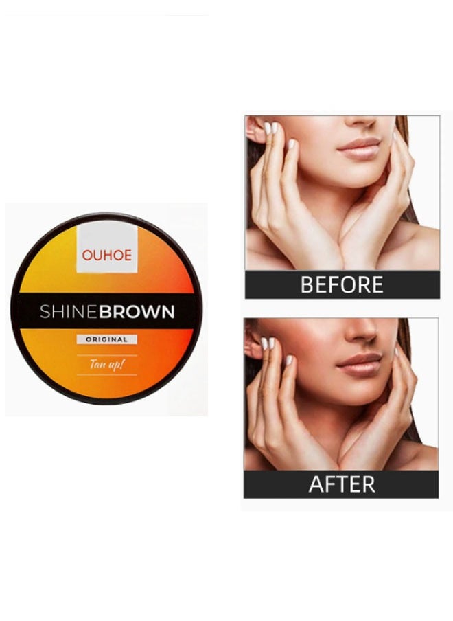 OUHOE - Tanning Oil , Tan Accelerator Cream, Use it as Indoor Tanning Lotion for Tanning Beds or Outdoor Sun, Faster Tanning with Premium Natural Ingredients - Image 1