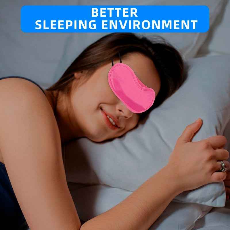 Notoke 12pcs Eye Mask Sleep Masks Blindfolds Multicolor Sleeping Mask Blindfold Eye Cover Team Building Games Party with Nose Pad and Adjustable Strap for Women Men Kids - Image 5