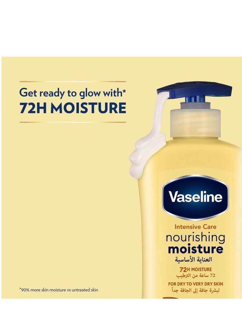 Vaseline intensive care nourishing moisture 2 X 400ml - Image 3