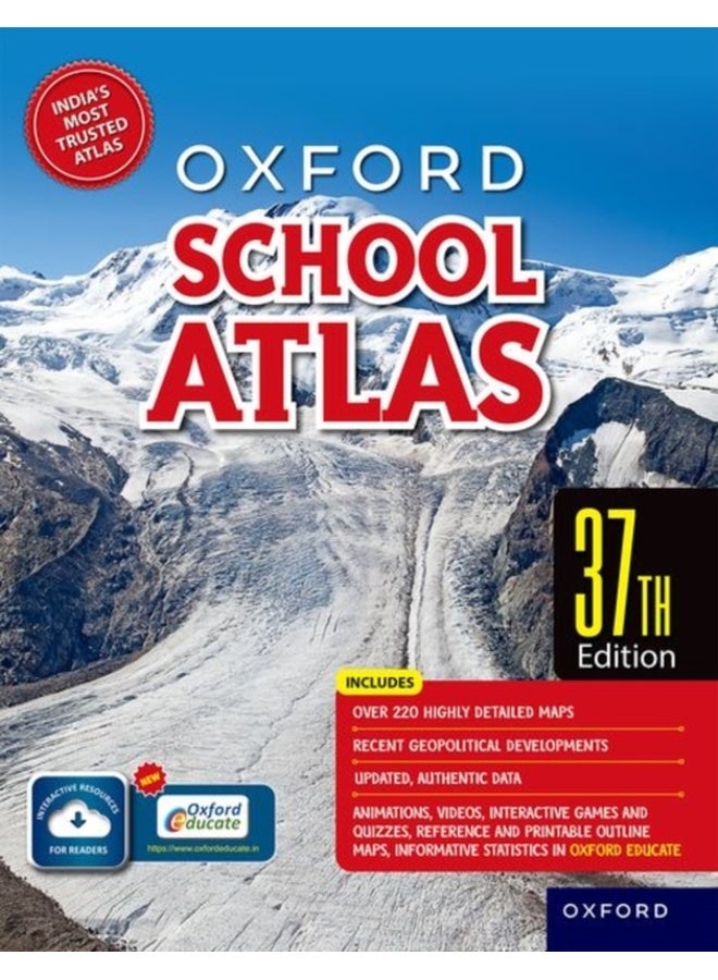 Oxford School Atlas 37th Edition | NEP Aligned