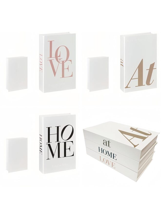 3 PCS Faux Books for Decoration - Modern Fashion Decorative Books Set for Hardcover Home Decor, Decorative Books For Home Decor, For Office Bar Rustic Farmhouse Bookshelf - Image 3