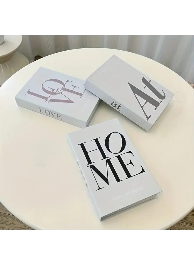 3 PCS Faux Books for Decoration - Modern Fashion Decorative Books Set for Hardcover Home Decor, Decorative Books For Home Decor, For Office Bar Rustic Farmhouse Bookshelf - Image 5