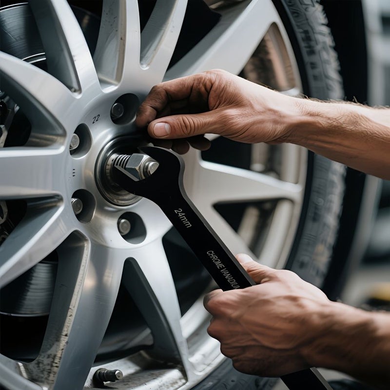 14pcs Heavy Duty Metric Socket Set With Wrenches For Automotive Repair DIY - Image 5