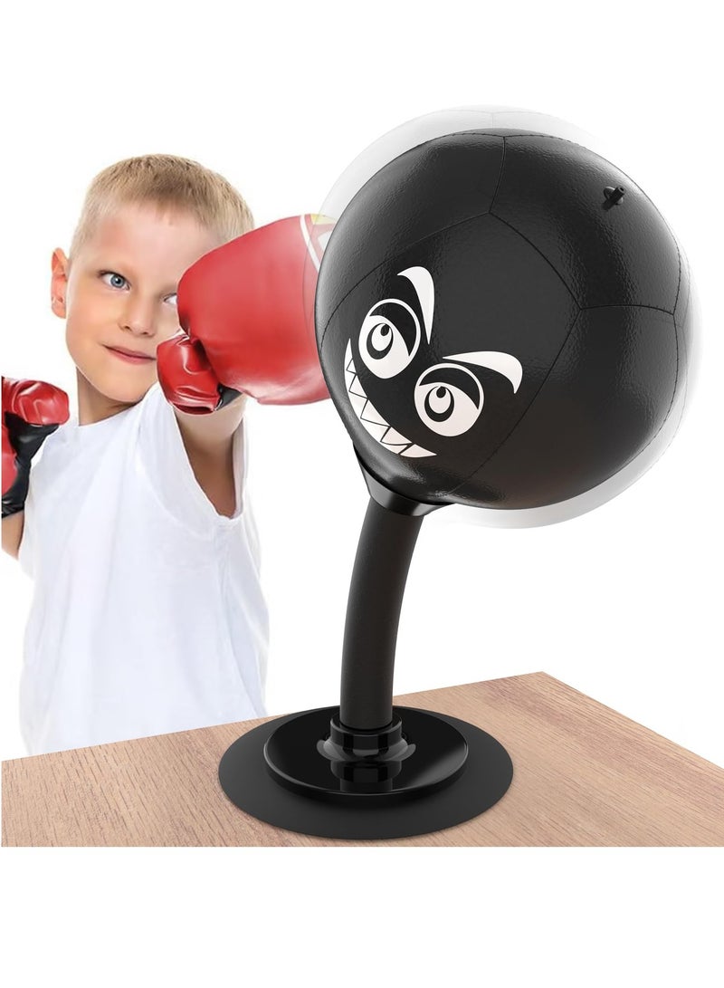 SYOSI Desktop Punching Bag - Stress Buster - Heavy Duty Stress Relief Ball - Desk Boxing Punch Ball Suction Cup Reflex Strain and Tension Toys Funny Gag Toys for Kids Coworkers and Friends - Image 1