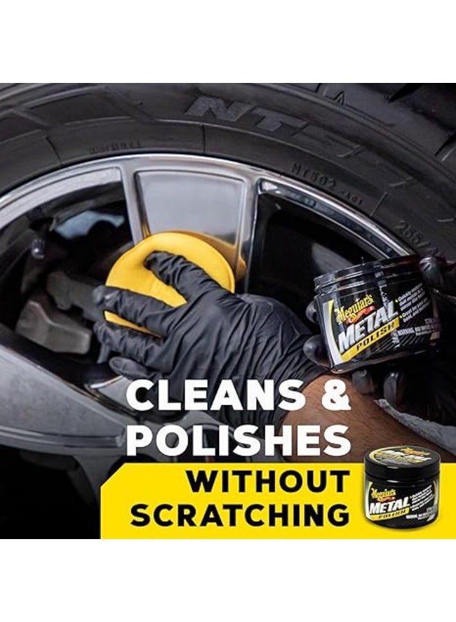 Meguiar's Metal Polish Restores Mirror Shine, Removes Oxidation, Revives Chrome and Metal Surfaces with Ease - Image 5