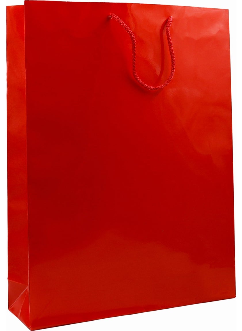 Repro Design Red Premium Cardboard Bag 35 x 45 x 9 cm Cardboard Bag 2 Pieces  - Image 1