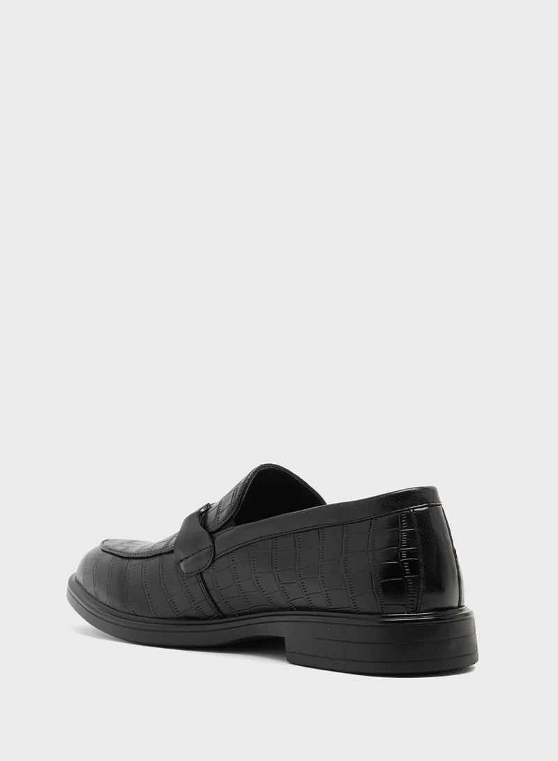 روبرت وود Croc Emboss Formal Slip Ons