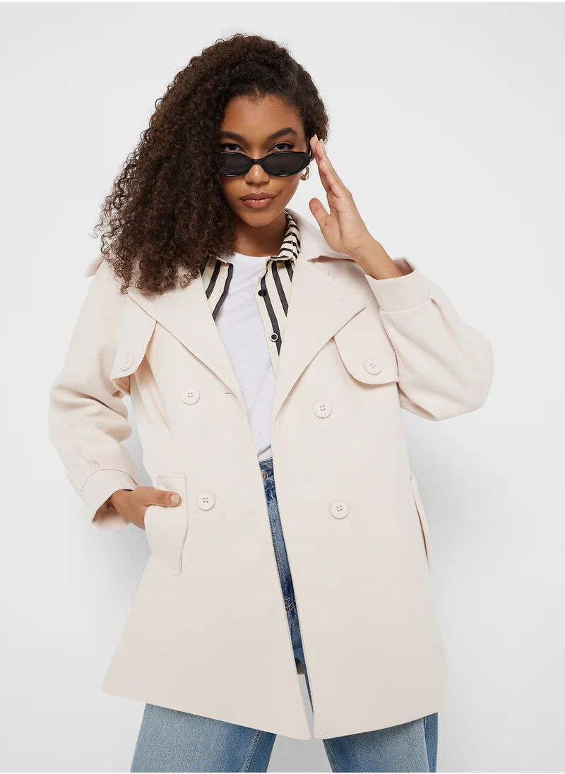 جينجر Tailored Trench Coat