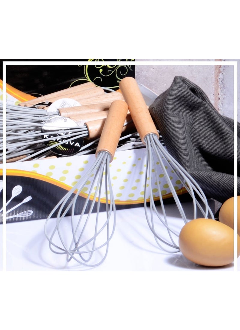 Hazarpazar Hazar Pazar Bamboo Silicone Whisk Smoked 