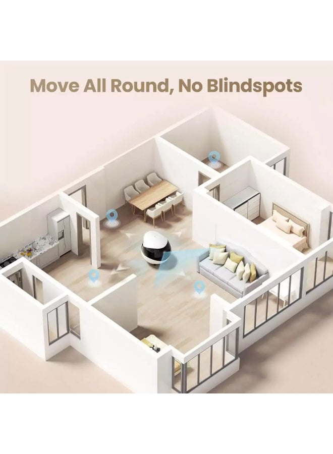 Enabot EBO Air 2 FamilyBot – Indoor Security Camera Robot (2K Pet Camera) - Image 3