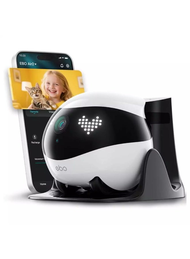 Enabot EBO Air 2 FamilyBot – Indoor Security Camera Robot (2K Pet Camera) - Image 1