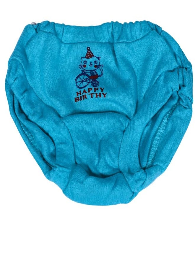 Tiny Treasures Baby Boy & Baby Girl Cotton Underwear V-Shape| Bloomers | Panties | Briefs | Underpant | Combo Pack of 6 Multicolor | for 12 to 18 Month Unisex Kid's | LCJT - Image 4
