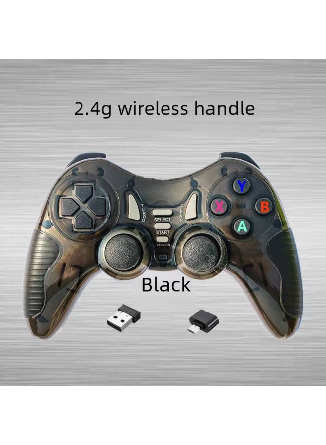 Wireless Game Controller Single Player Computer TV Box Handheld Device USB Interface Vibration Function For PC Game Console Android Phone-Product Color:Red  - Image 2