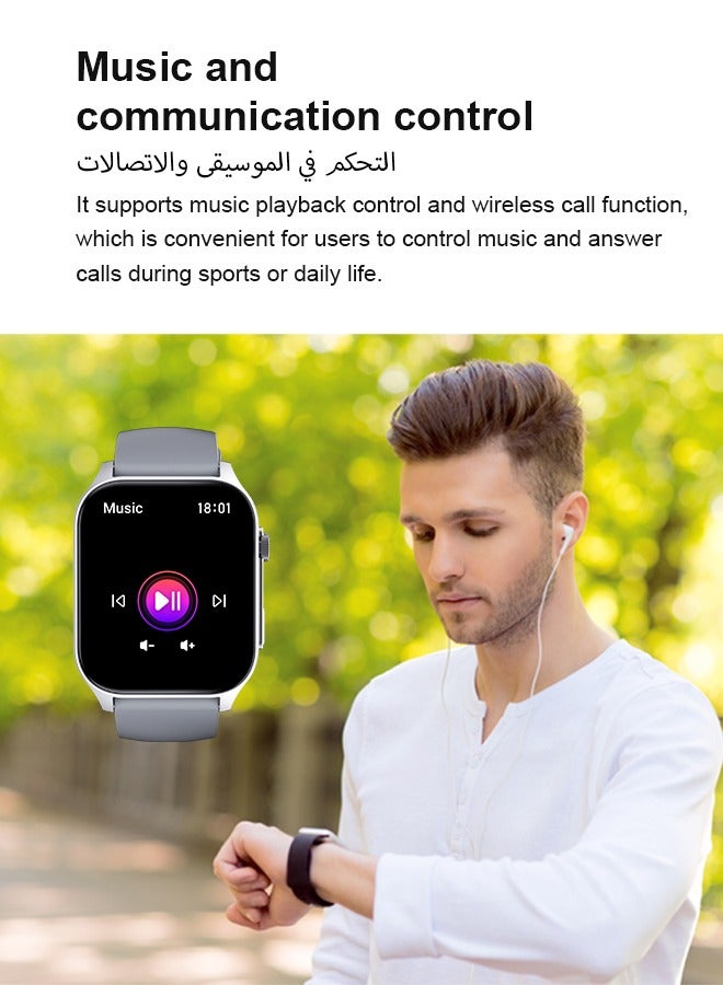 Wapik X5S Smart Watch - Silver